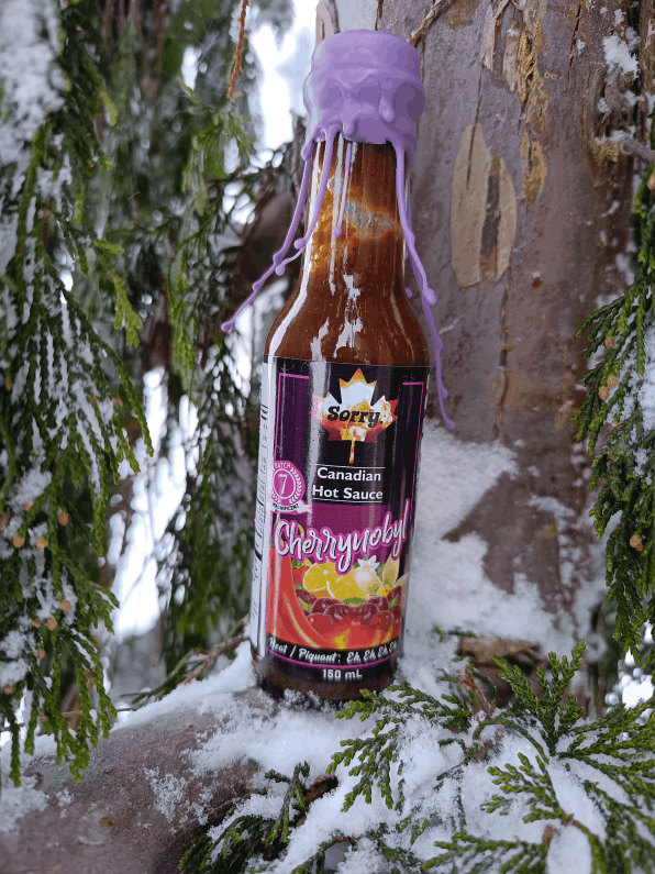 Cherrynobyl Sorry Sauce Canadian Hot Sauce
