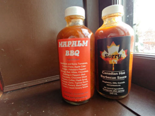 Mapalm BBQ Sorry Sauce Canadian Hot Sauce
