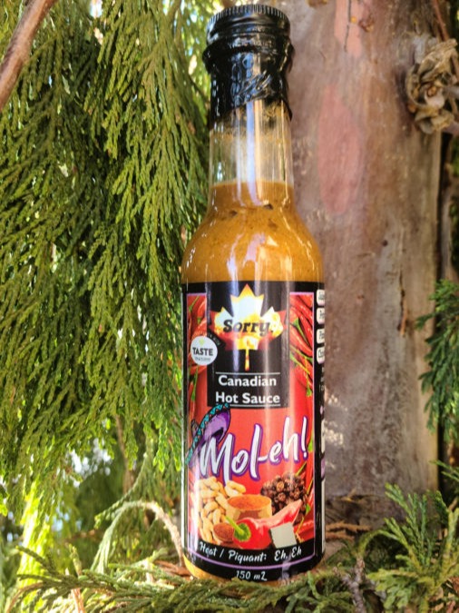 Mol-eh! Sorry Sauce Canadian Hot Sauce collab with Muddy Crops